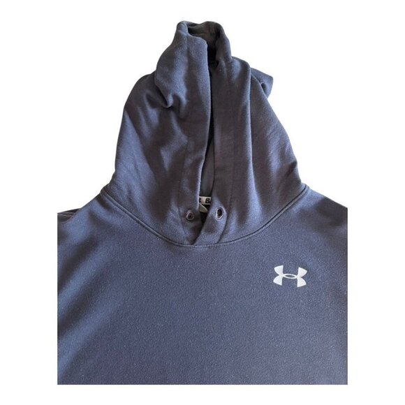Under Armour Short Sleeve Baseball Hoodie~Size M~Black/Grey Sweatshirt~L12 32 - Picture 5 of 7